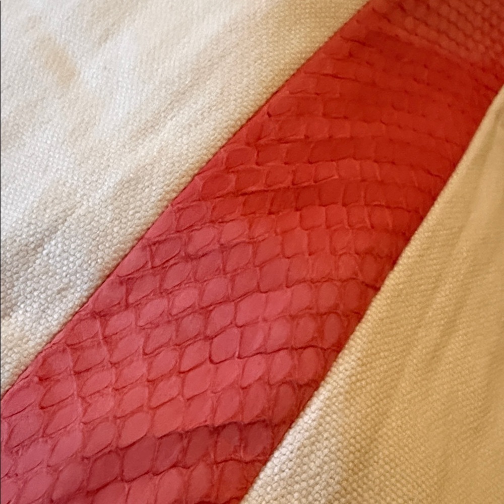 J Crew Collection Snakeskin Stripe Trouser Size 0 WHITE 59181 $795 - Picture 12 of 14